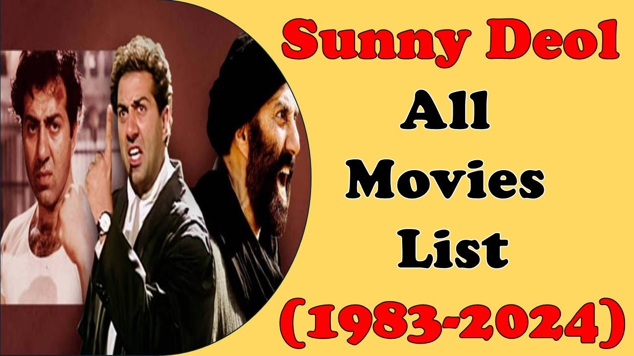 Sunny Deol All Movies List | Hit or Flop | 1983 to 2024 Movies List