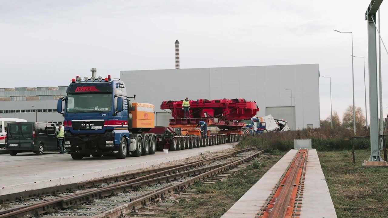 Największy transport w historii Polski! 500 ton - Kolos TBM do drążenia tuneli