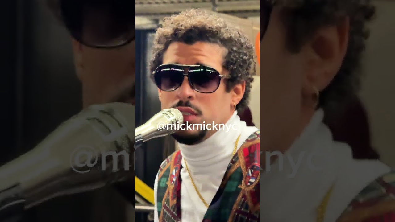 Full HD 🎬 Выступление Bad Bunny и Джимми Фэллона в метро Нью-Йорка