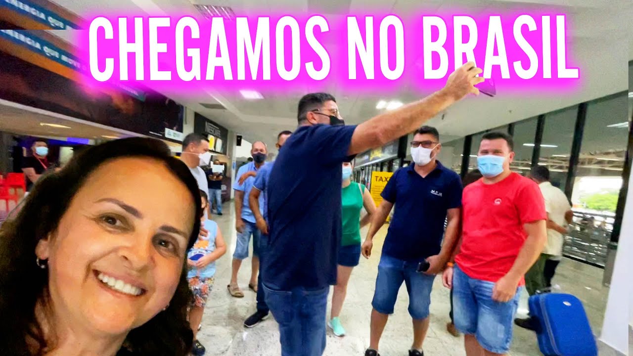 Chegamos No Brasil- muita emoção depois de tres anos fora do país