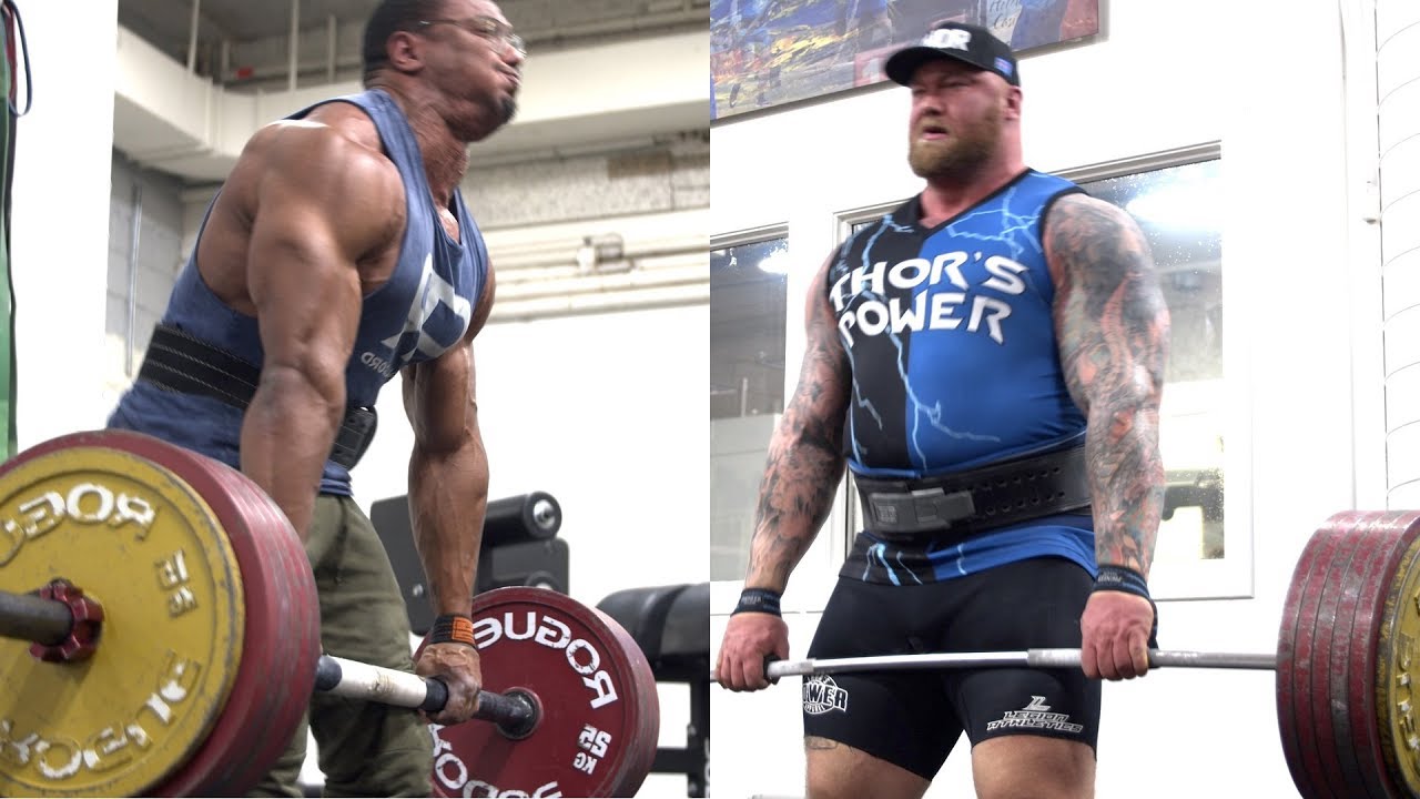 LARRY AND THE WORLDS STRONGEST MAN DEADLIFT!