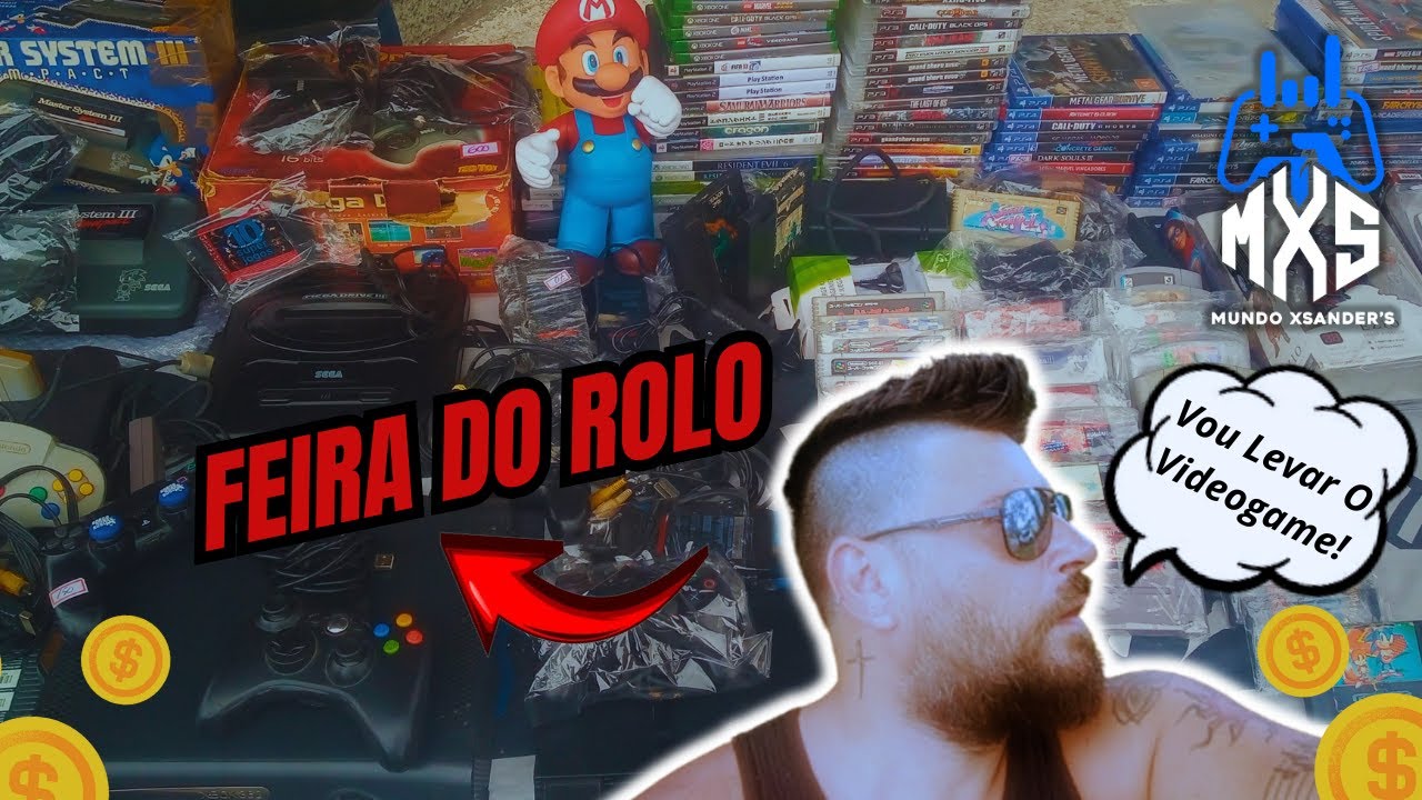 Feira Do Rolo Raiz Nessa Caçada Gamer! #mundoxsanders #feiradorolo #caçadagamer