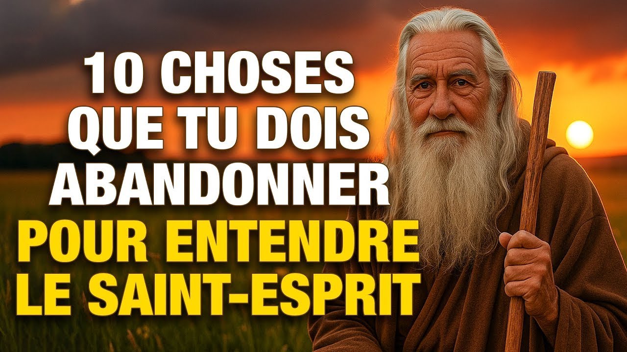 10 choses que tu dois abandonner pour entendre Le saint-esprit