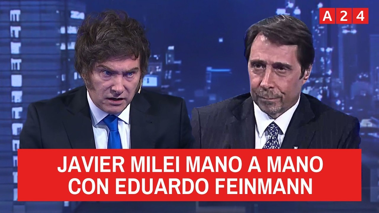 🔴JAVIER MILEI EN A24 CON EDUARDO FEINMANN: 