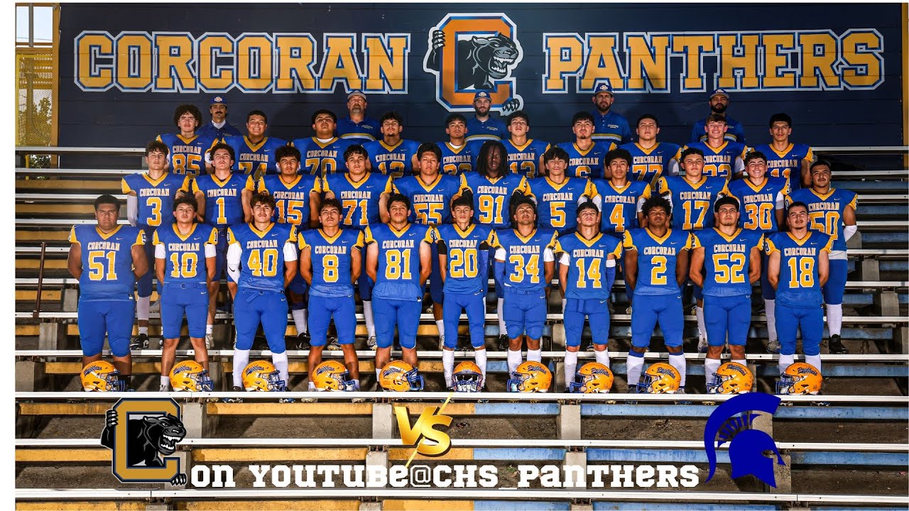 🏈 Corcoran Panthers vs Strathmore Spartans | Friday Night Football 💙💛