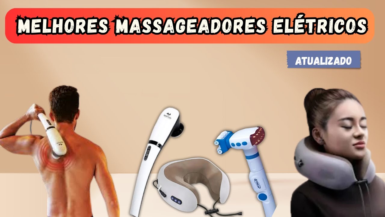 Os 3 Melhores MASSAGEADORES ELÉTRICOS de 2025 que você precisa conhecer!!