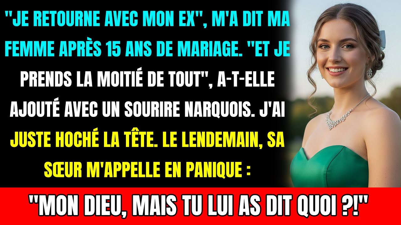 Elle me quitte pour son ex après 15 ans. Le lendemain, je l'ai expulsée