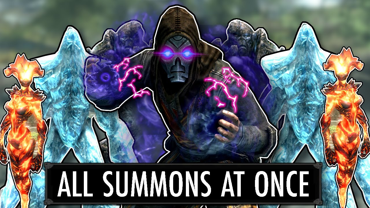 Skyrim But I Can Summon Everything At Once