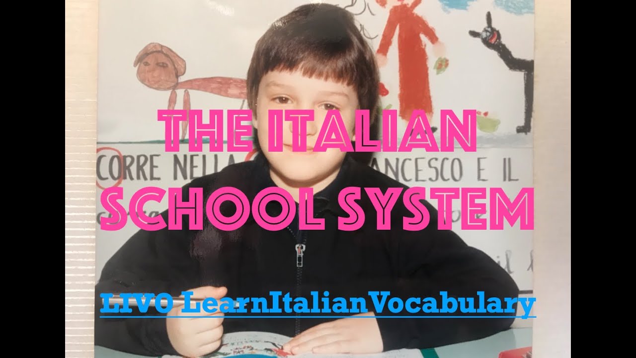 The Italian School System explained in under 20 minutes! LIVO - learn Italian VOcabulary