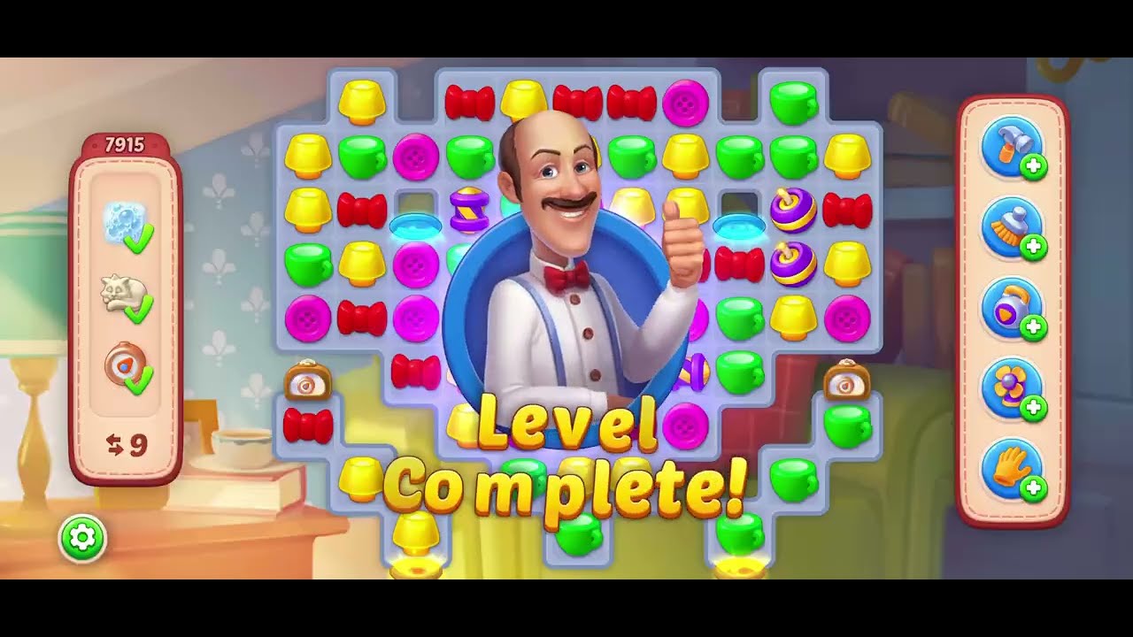 Homescapes level 7911 - 7915