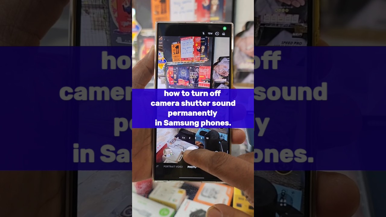Turn off camera shutter sound permanently in Samsung phones | Samsung usefull tricks