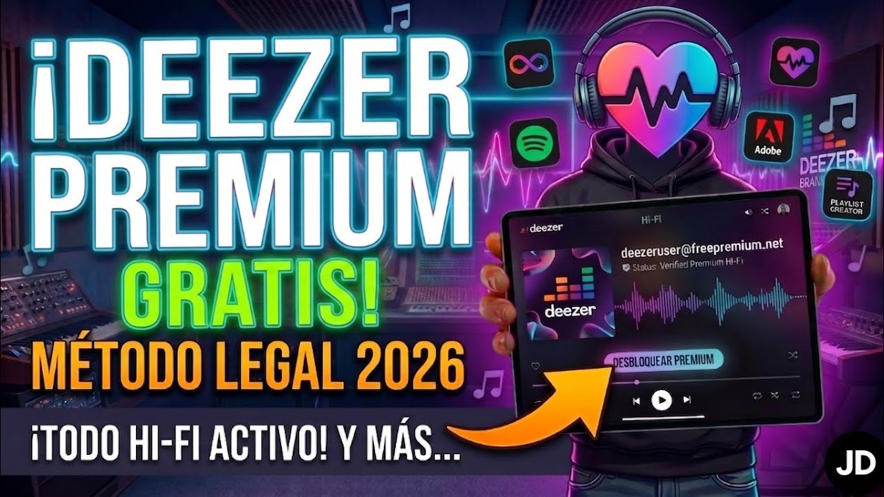 Como Tener Deezer Premium Gratis Gu&iacute;a Paso a paso M&eacute;todo Legal y Actualizado 2026 ✅