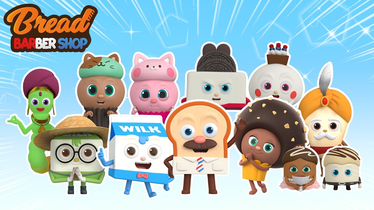 BreadBarbershop3 | Episode 1~14 | english/animation/dessert/cartoon