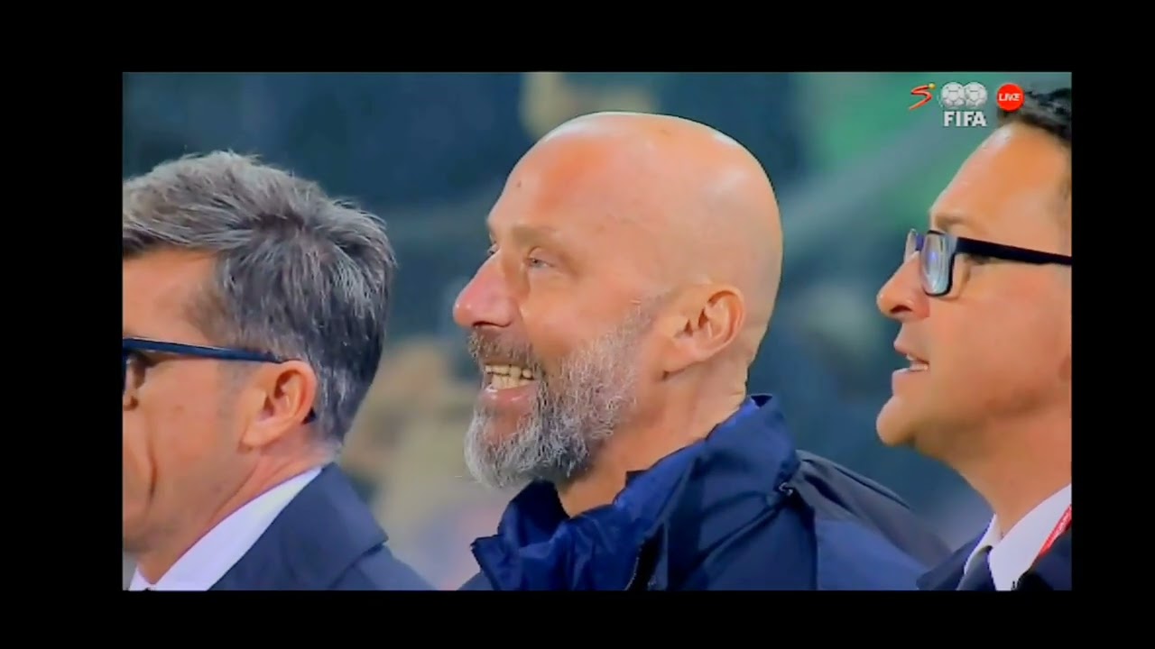 Italy National Anthem (vs North Macedonia) - FIFA World Cup 2022 qualifying