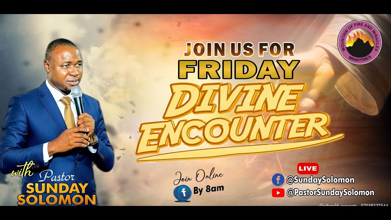 Mfm Country Home Zonal Headquarters. Friday Divine Encounter. With Pastor Sunday Solomon 12-19-2025
