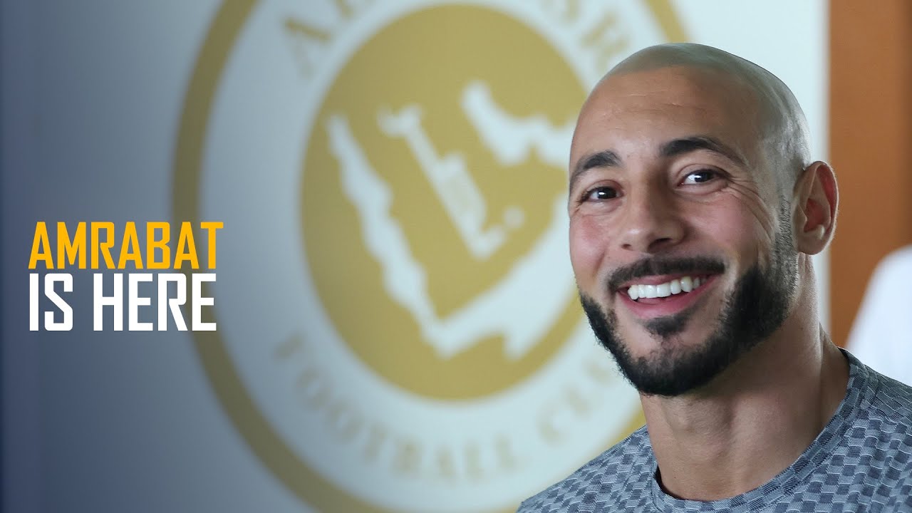 نجمنا السابق نور الدين امرابط يزور ناديه النصر 🤩 Nordin Amrabat visiting his home 💛