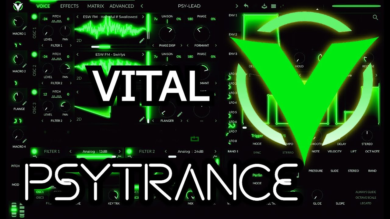PSY-CORE background glitches with VITAL | #psycore #tutorial