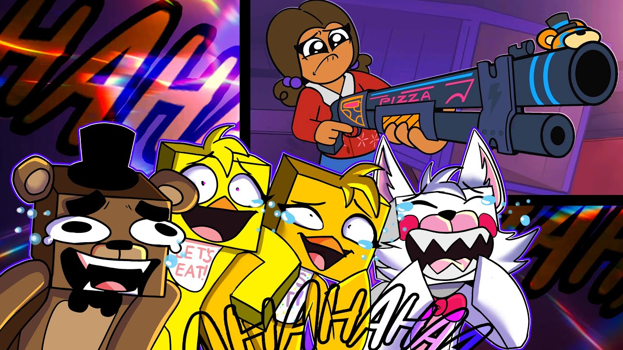 FNAF MINECRAFT REACTS TO 5AM at Freddy's RUINED Edition