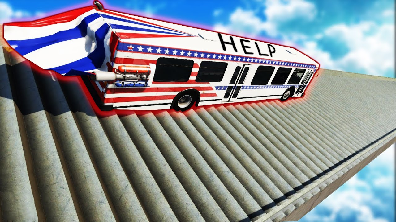 ❄️ ZJEŻDŻAM SUPER AUTAMI PO MASYWNYCH SCHODACH | BEAMNG.DRIVE |