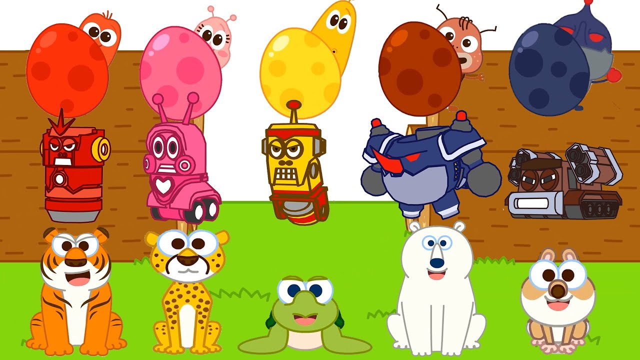 【NEW】 SURPRISE EGGS - RANGER - ANIMALS | EGG SONG | SUPER BEST SONGS FOR KIDS | LARVA KIDS