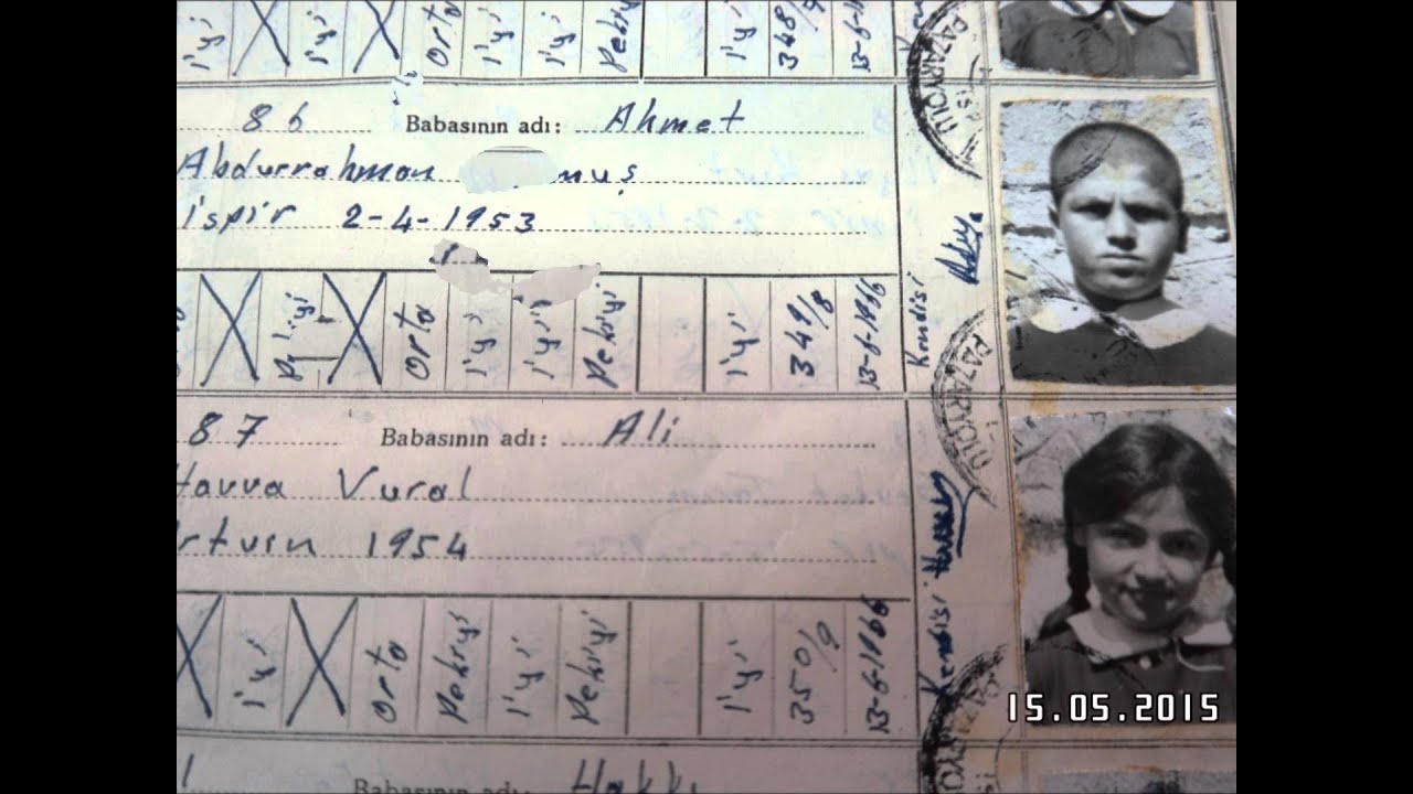 PAZARYOLU ILKOKULU 1961-1968 MEZUNLARI