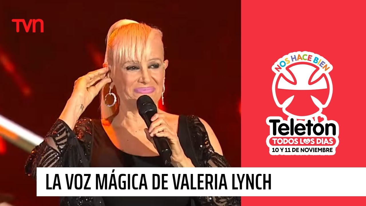 ¡La voz mágica de Valeria Lynch cautivó a todos en la Teleton 2023! Revive su show