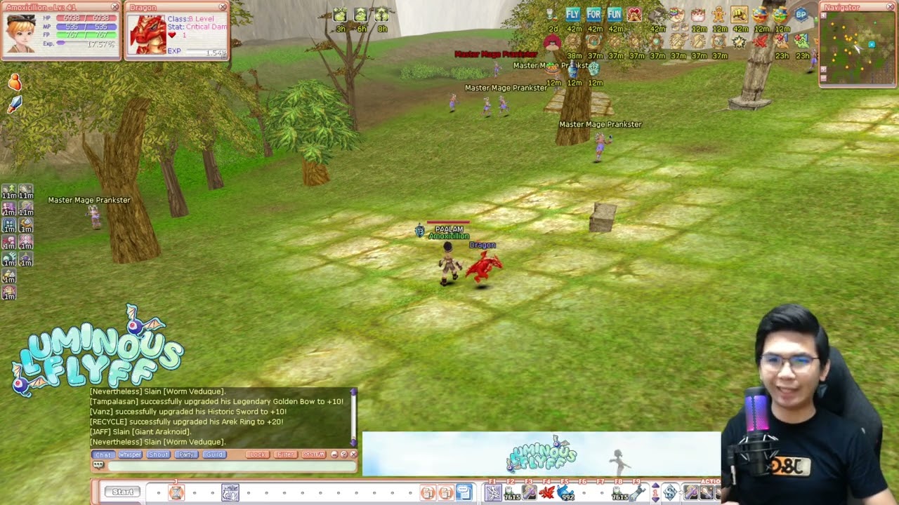 Luminous Flyff - How to use Gapper Character to gain more EXP while leveling?