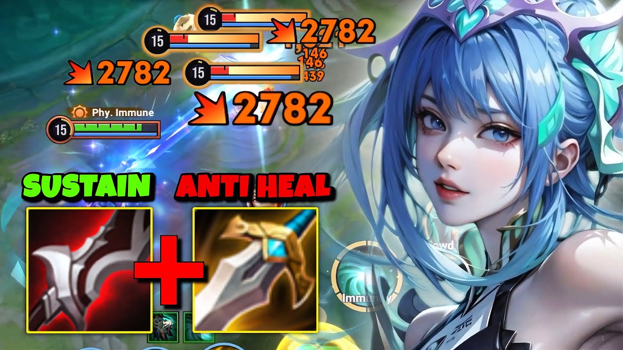 TOP 1 CONSORT YU INSANE SUSTAIN & ANTI HEAL BUILD IS THE STRONGEST! | HONOR OF KINGS