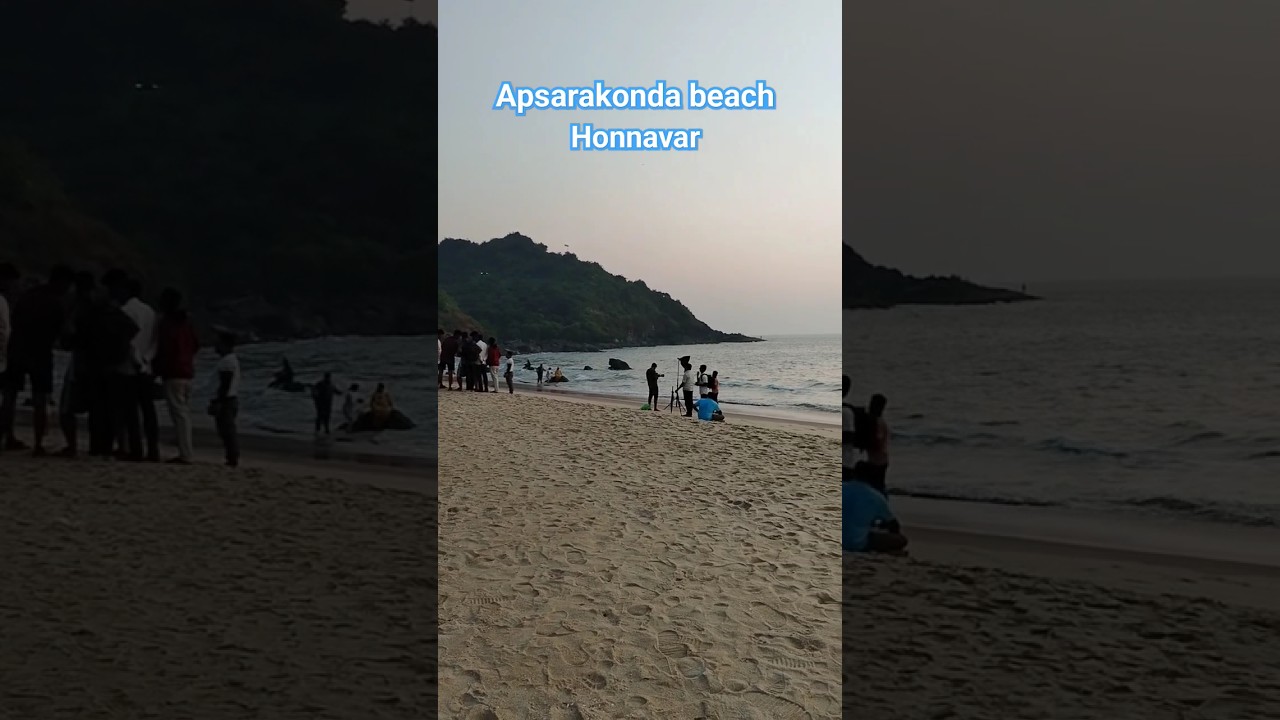 Apsarakonda Beach Honnavar 🏖️#shorts #viral #trending #karnataka