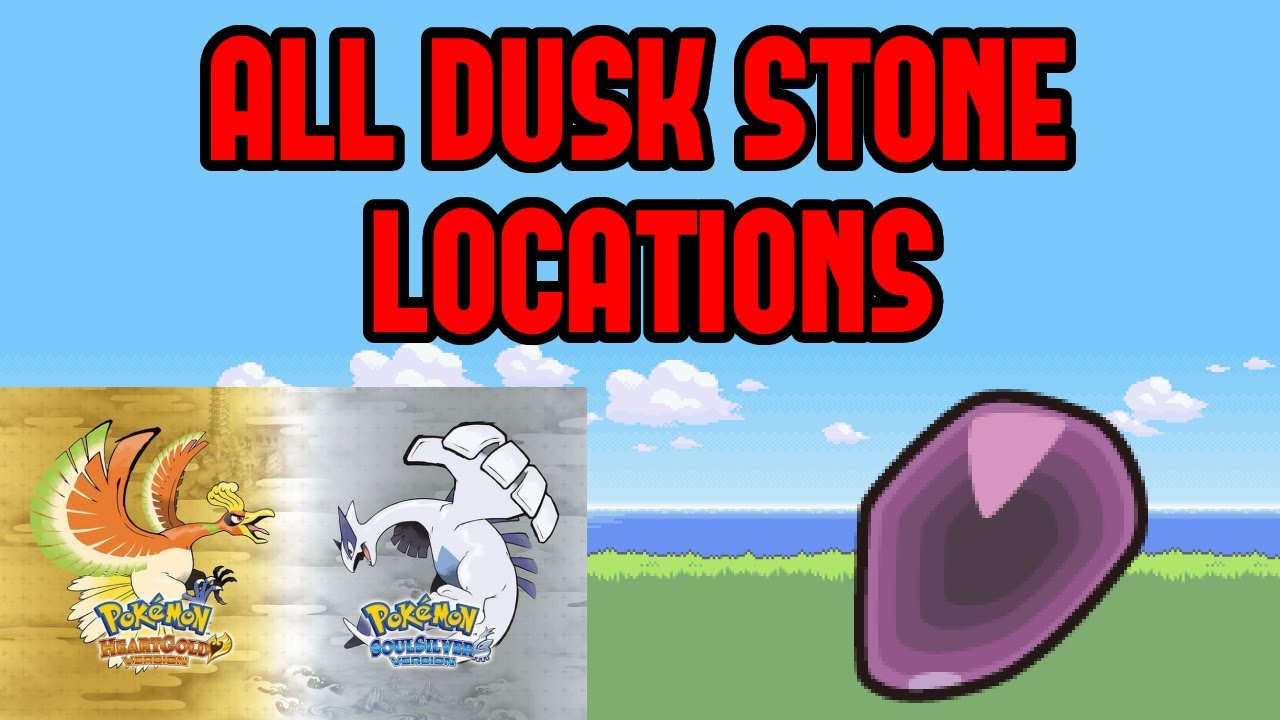 All Dusk Stone Locations in Pokemon Heartgold/Soulsilver