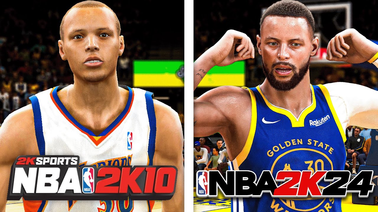 3-Pointer With Steph Curry In Every NBA2K