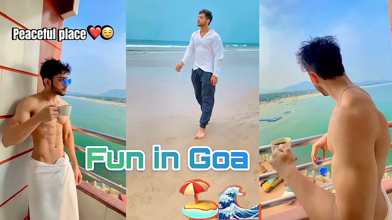 Fun in Goa🔥 Very good peaceful place in India 🏖️😌 | Shahanwaz Gour |