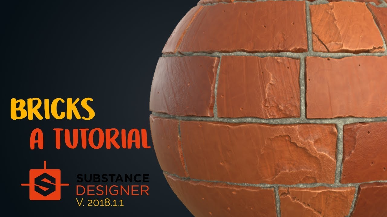 Brick Material in Substance Designer | Beginner Tutorial