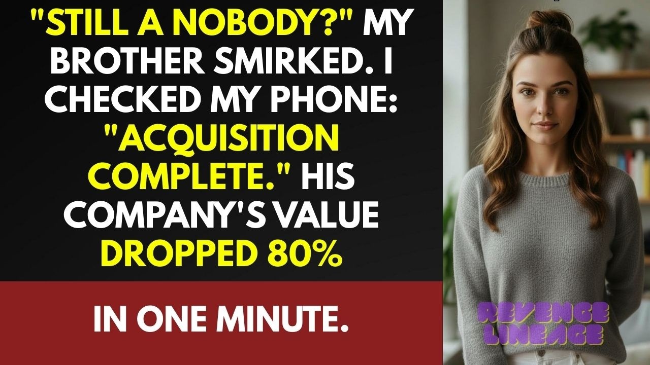 At My Brother's Party, They Humiliated Me—Then His Company's Stock Started Falling