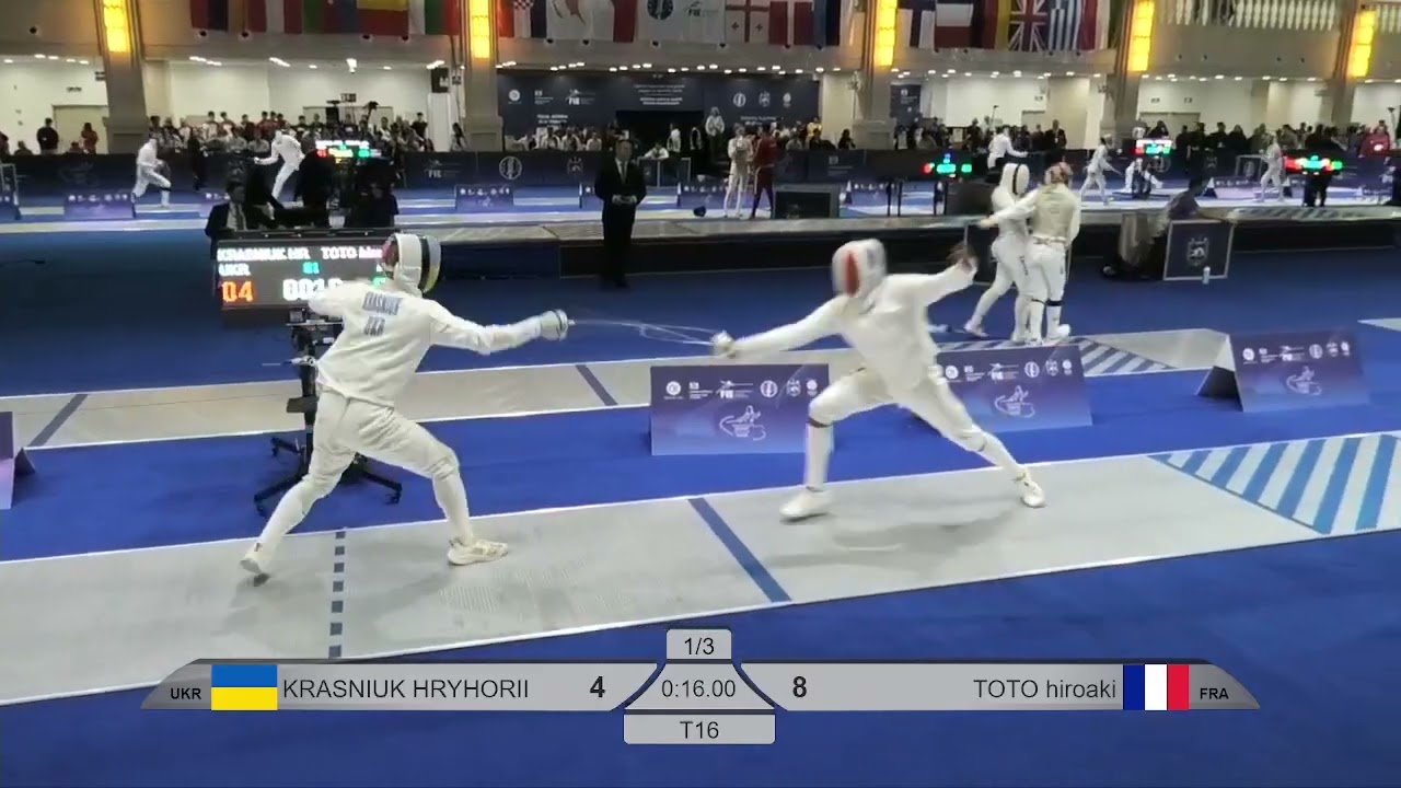 2026 133 T16 01 M E Individual  GEO Blue TOTO FRA vs KRASNIUK UKR