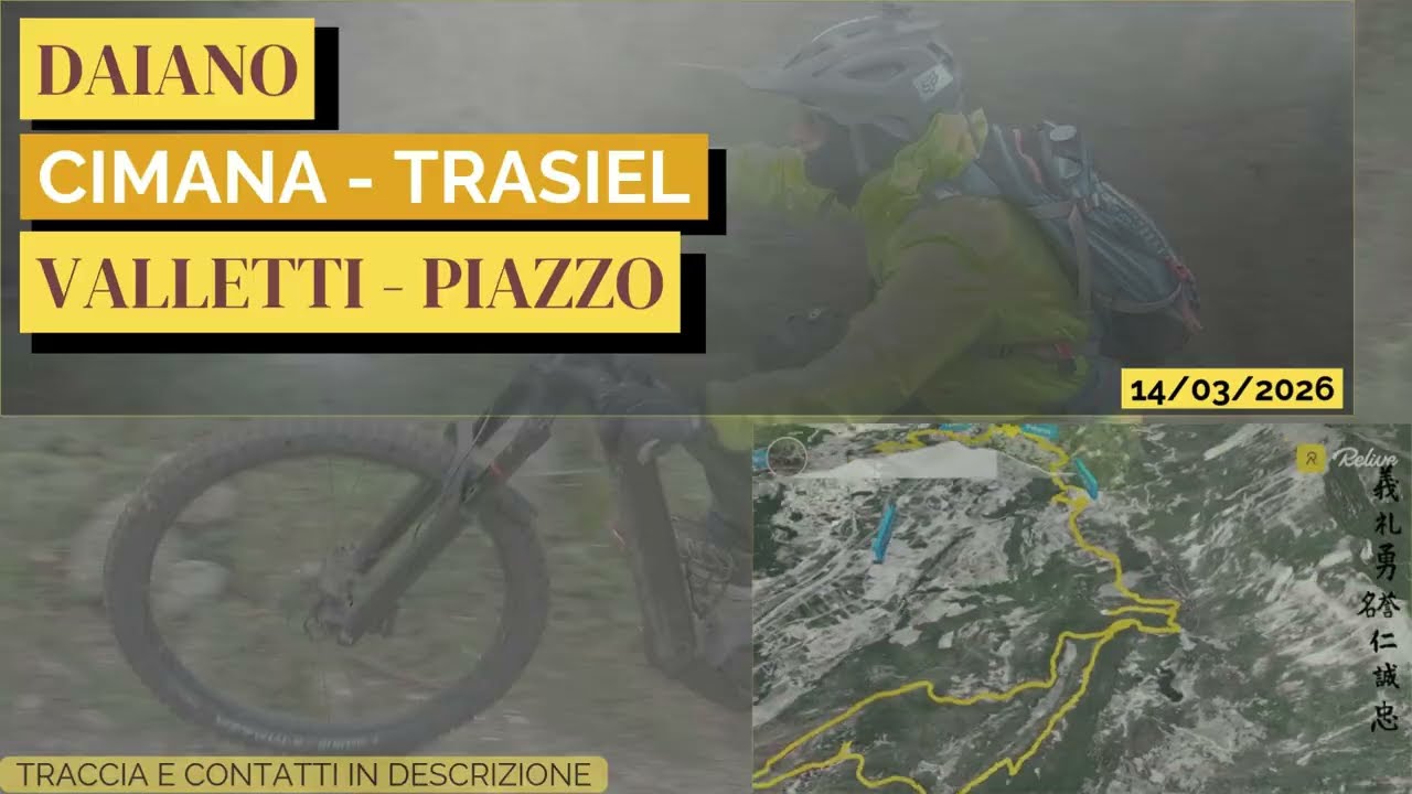 Patone - Castellano - Daiano - Cimana - Trasiel - Valletti - Piazzo 14.03.26