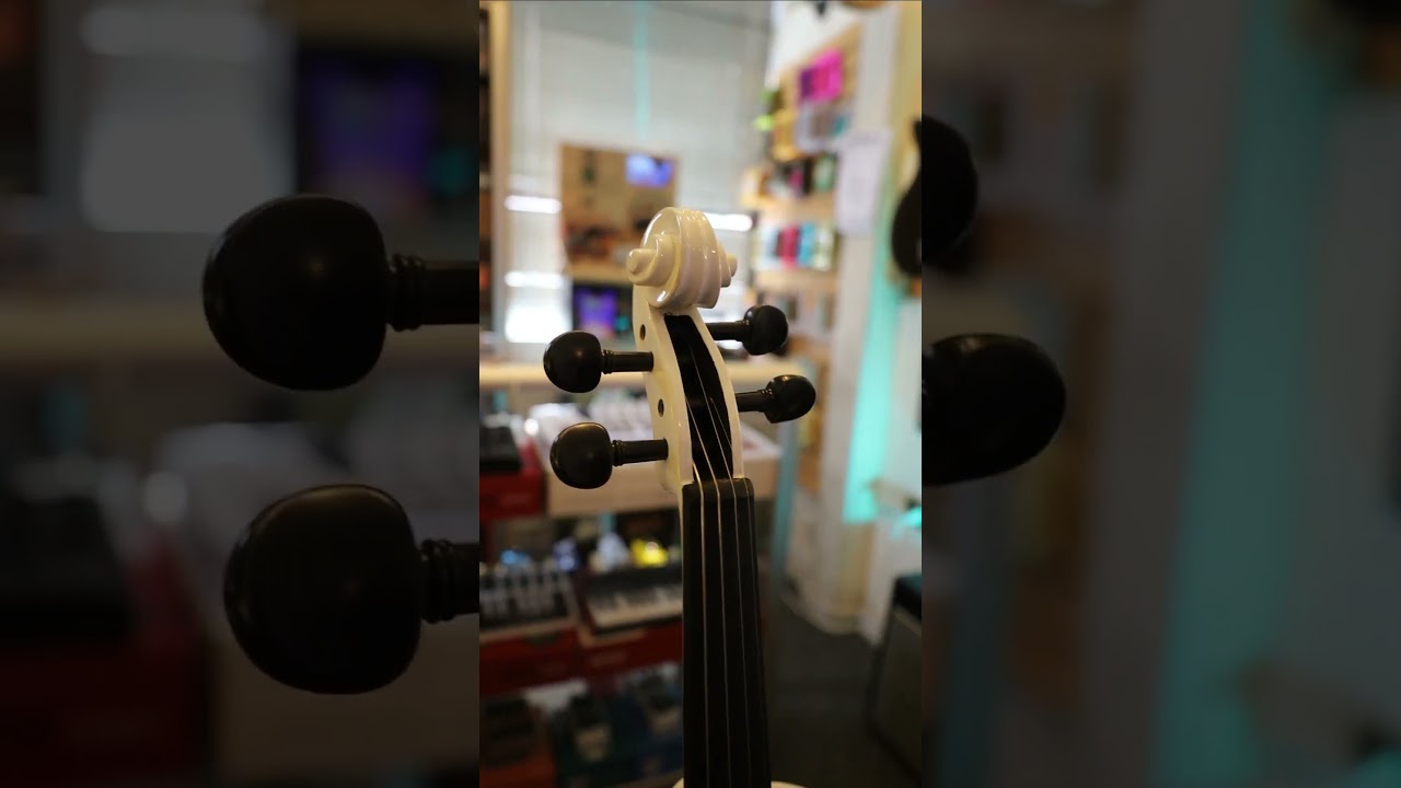 Viol&iacute;n El&eacute;ctrico Livorno 4/4 Blanco LIV-E-40WH