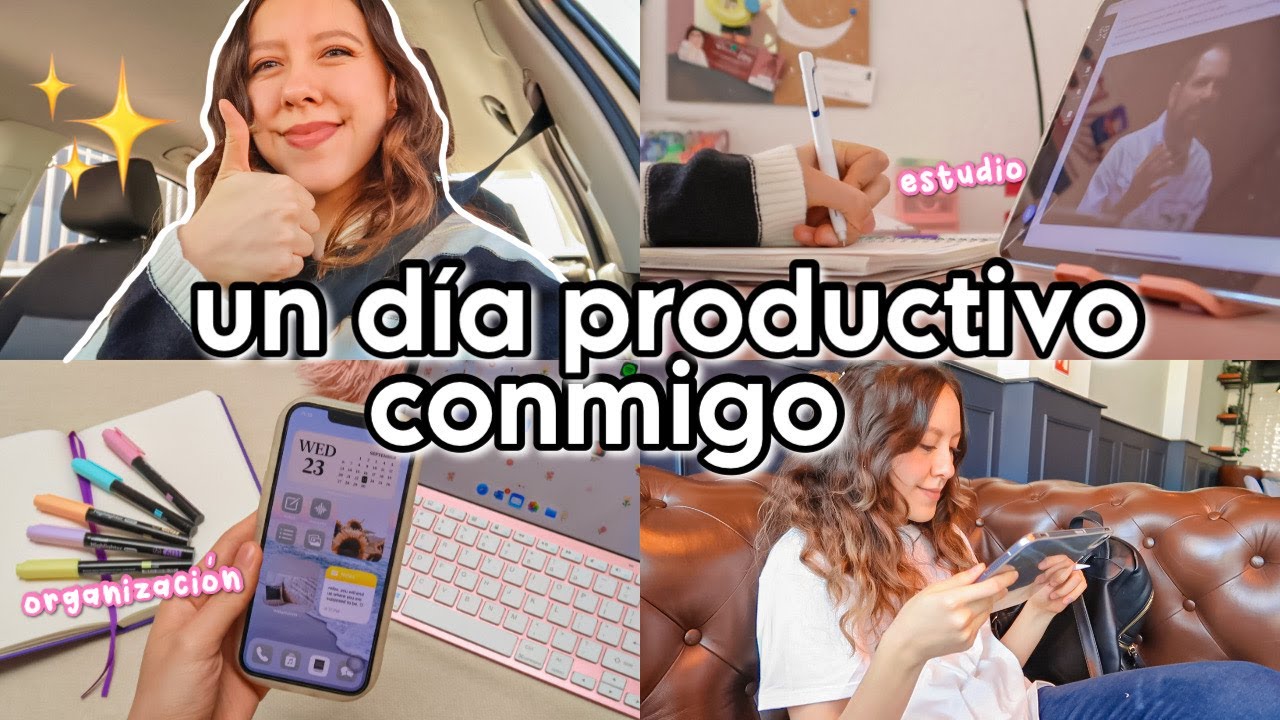 UN DÍA PRODUCTIVO CONMIGO: home office, universidad, estudio, etc!!