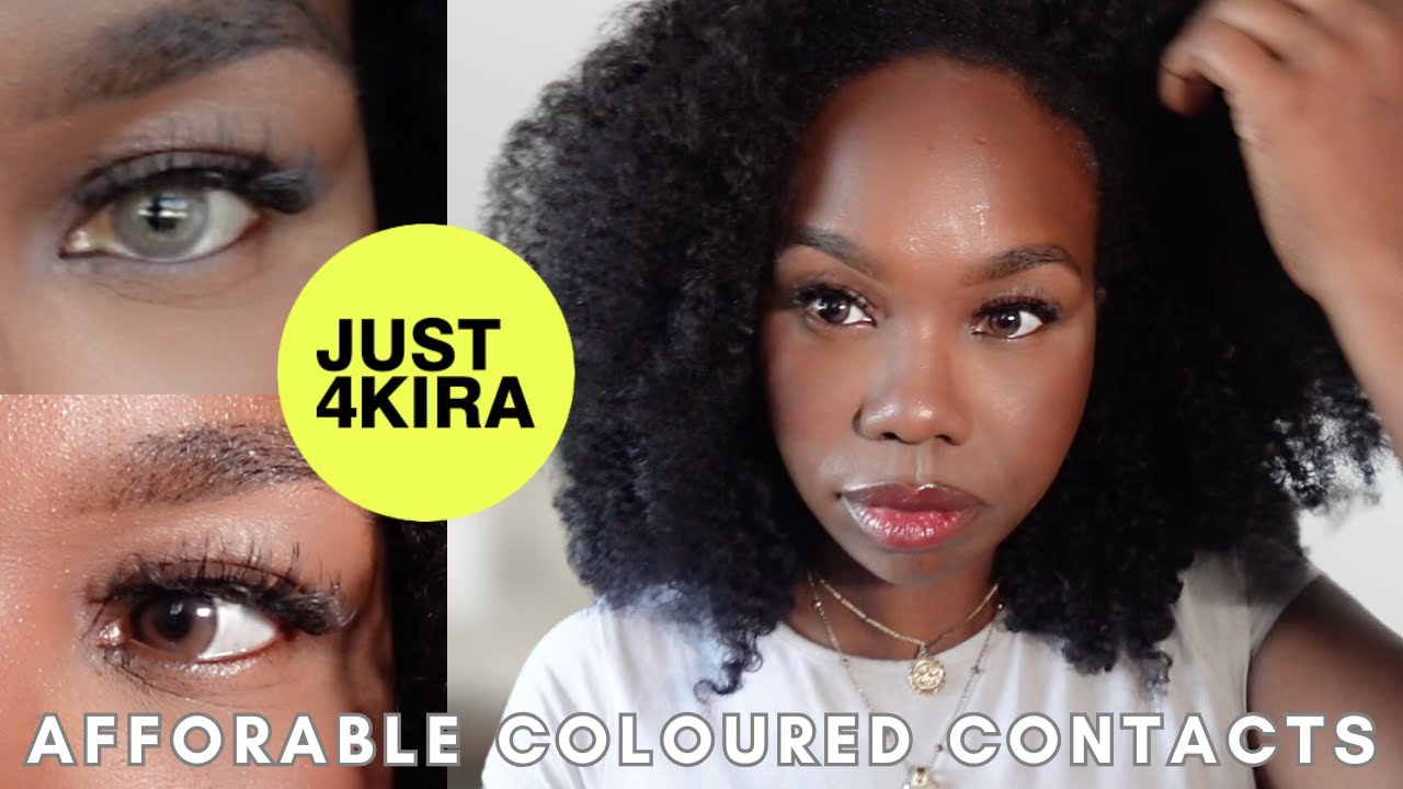 Natural Coloured Contacts | Affordable Contacts | Just4Kira | BEST Coloured Contacts for Brown Skin