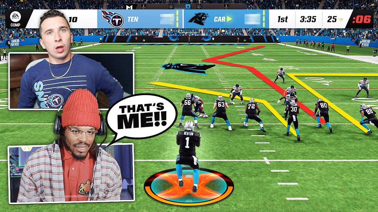Cam Newtons the best Passer ive ever played in Madden, this is crazy!