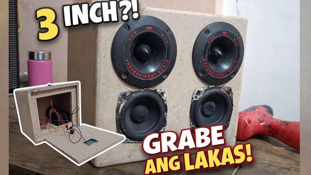 3-Inch Speaker Lang ’To… Pero Grabe ang Lakas! (DIY Bluetooth Build)