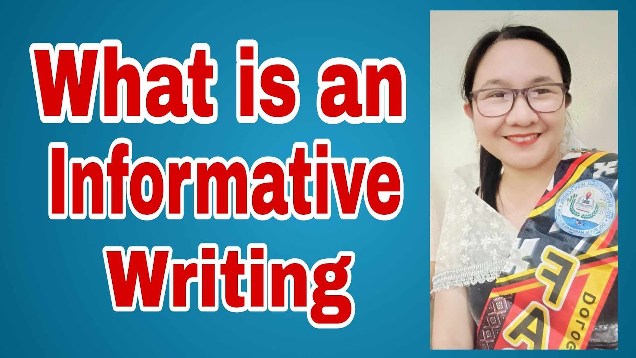WHAT IS AN INFORMATIVE TEXT - 1ST LESSON IN ENGLISH 9