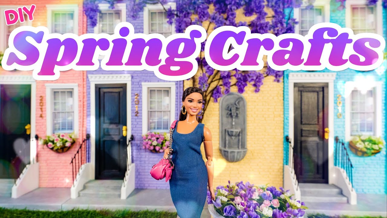 DIY Spring Crafts: Floral Vines, Wall Fountain & Garden Bed Tutorial