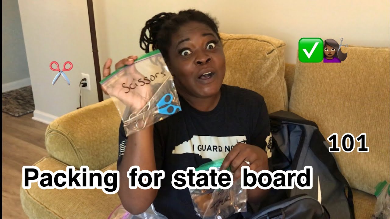 Natural Hair Care NC Stateboard Packing