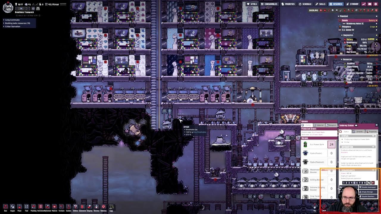 All Achievement run - Oxygen Not Included livestream