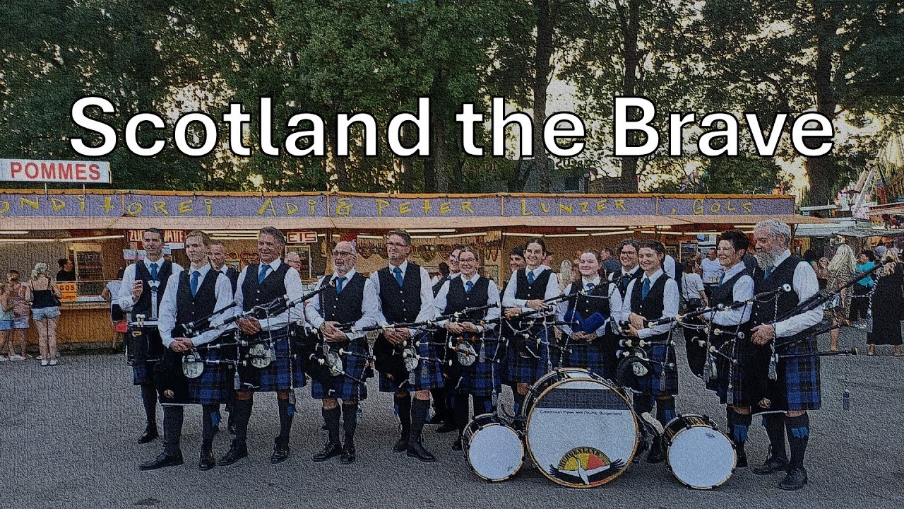Scotland the Brave am Golser Volksfest | Caledonian Pipes and Drums Burgenland