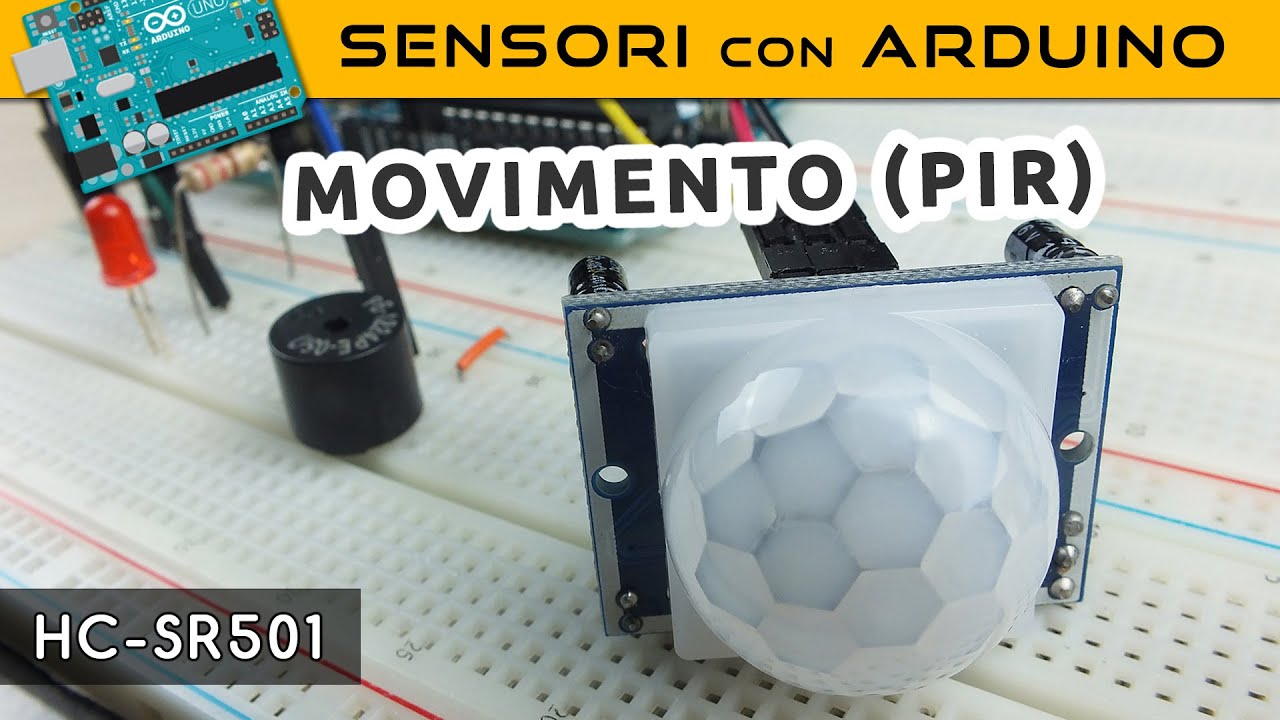 Sensore di movimento PIR HC-SR501 (Sensori con Arduino)