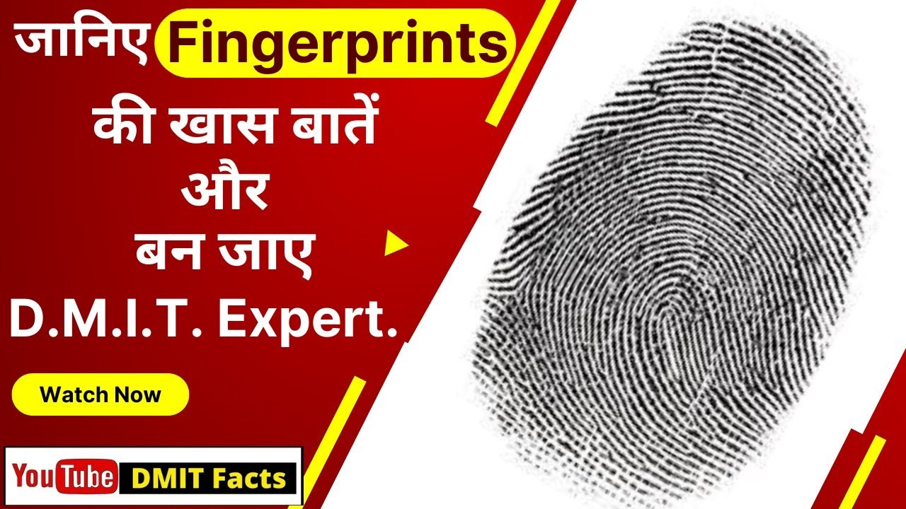 Know about Fingerprints | Dmit | dmit test | Dmit franchise | Dmit in India | Franchise Training |