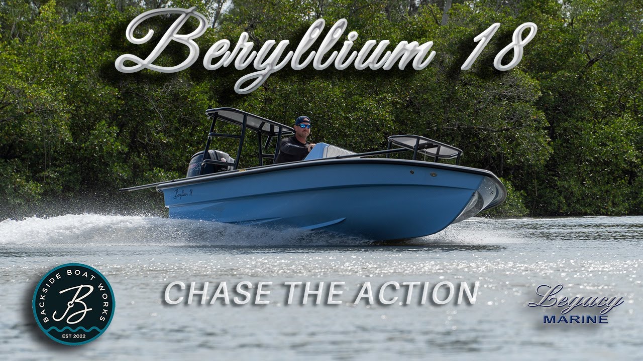 Introducing The Brand New Beryllium 18 from Backside Boatworks!! This skiff is a head-turner!