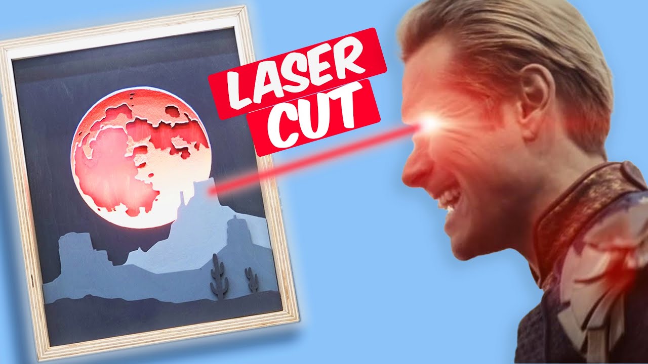 DIY Laser Cut 3D Shadow Box